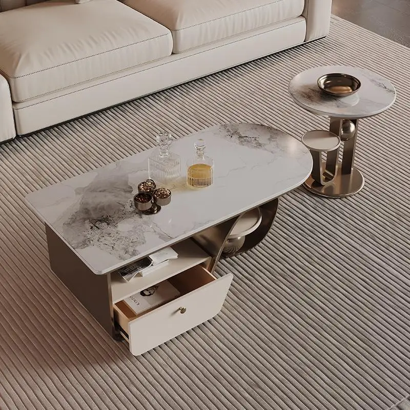 

For Storage Aesthetic coffee table Home Kitchen Unique Living Room Side Table Designer Saving Mesa De Centro Sala Furniture