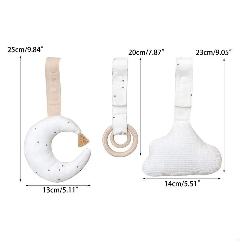 C5AF 3-Pack Baby Gym Gym Toy Toyen Toy Toy Playing Activity Hanging Toy Shower ของขวัญสำหรับเด็กทารกแรกเกิดเด็กวัยหัดเดิน