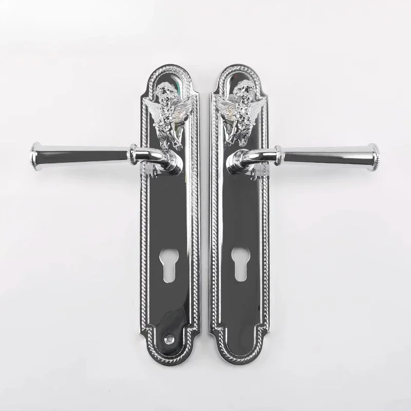 Silent door handle Double door lock