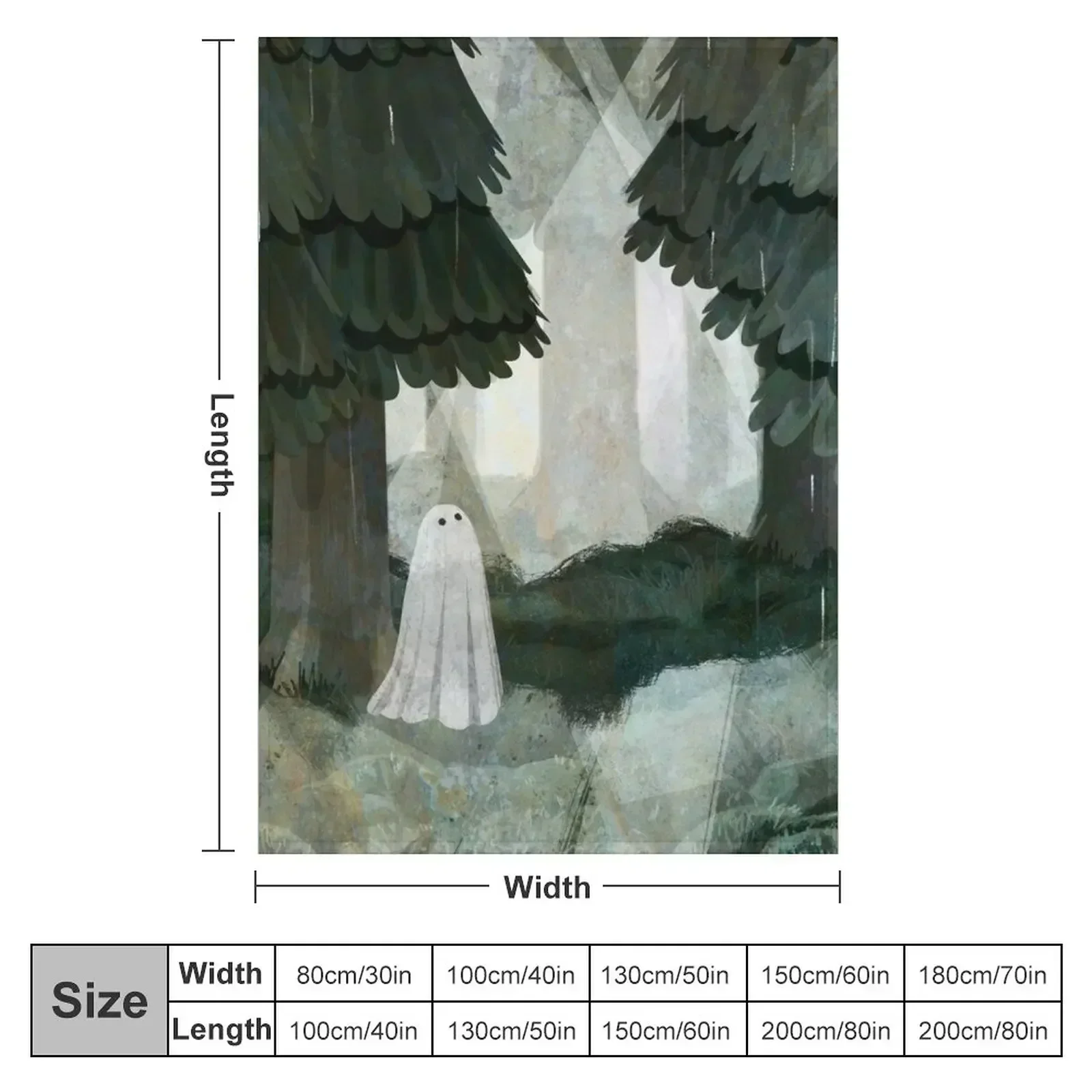 Pine Forest Clearing Throw Blanket Shaggy Decorative Throw blankets ands manga valentine gift ideas Flannel Fabric Blankets