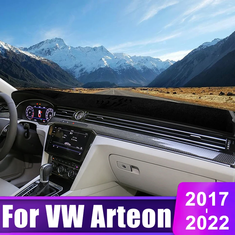 

For Volkswagen VW Arteon 2017 2018 2019 2020 2021 2022 Car Dashboard Sun Shade Cover Instrument Desk Non-slip Pads Accessories