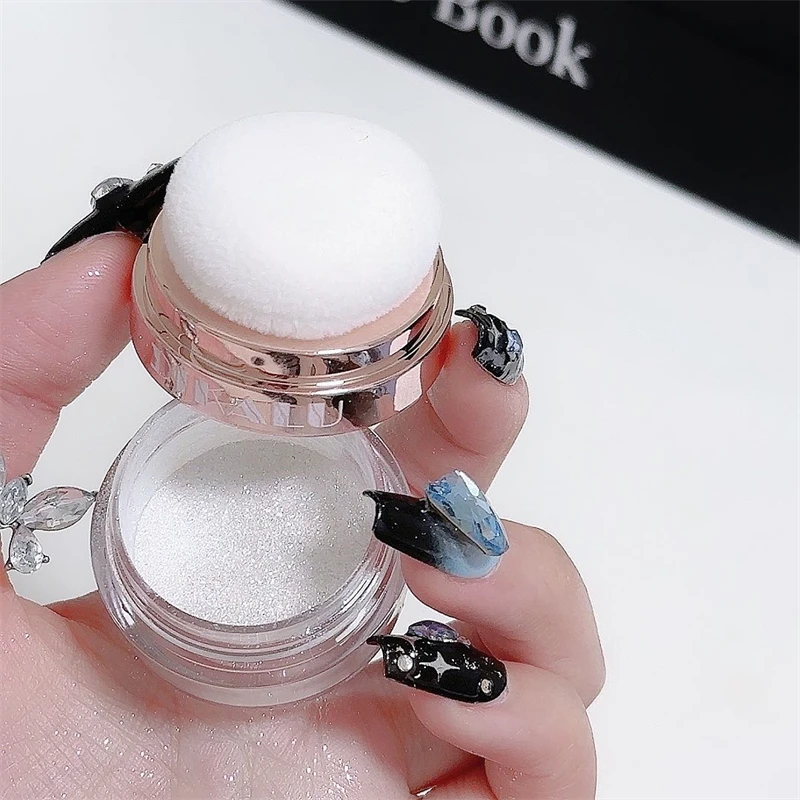 Glitzer-Feen-Highlighter-Puder für Bräute, Hochzeits-Highlighter, Hochglanz-Puder, Körperglitzer, Loses Puder, Funkelndes Party-Make-up – Detail 11