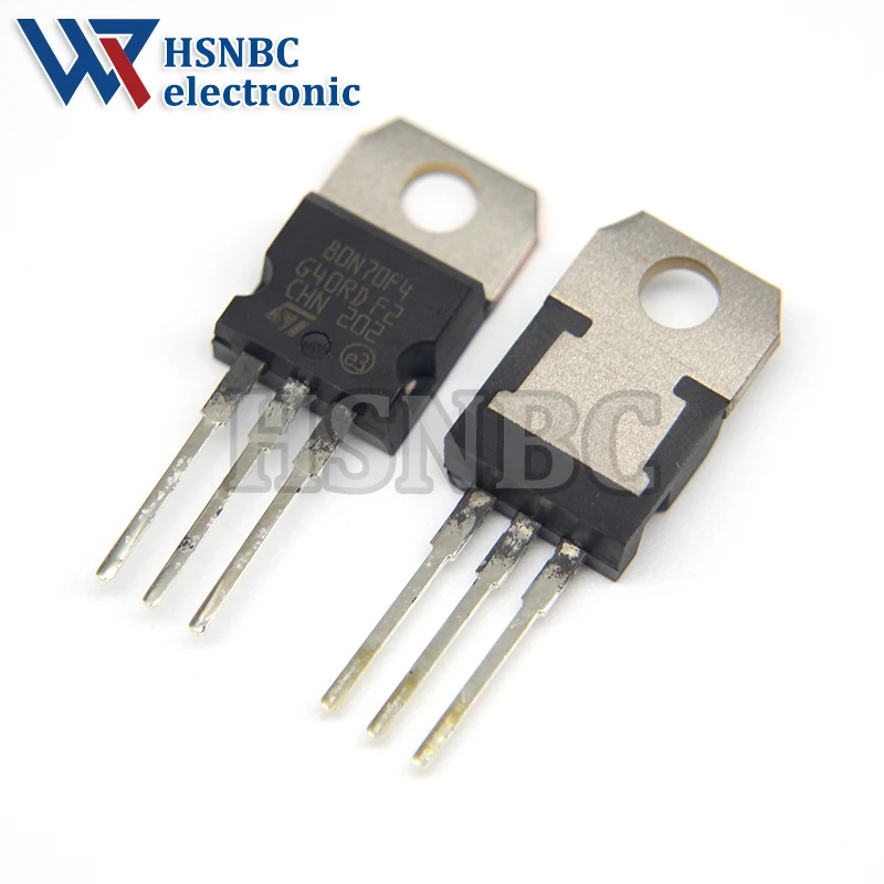 10PCS STP80N70F4 P80N70F4 TO-220 85A 68V N-Channel Power MOSFET Transistor 100% New Original