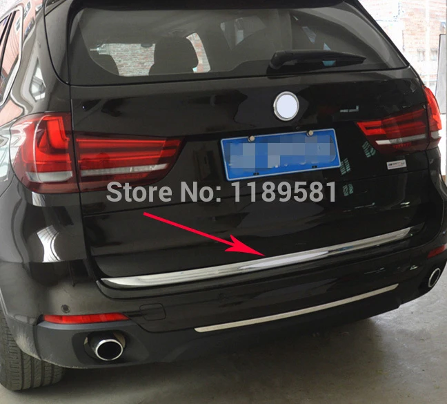 

Для BMW X5 2014 2015 ABS Хромированная Задняя Крышка багажника ниже крышки отделка автомобильные аксессуары наклейки