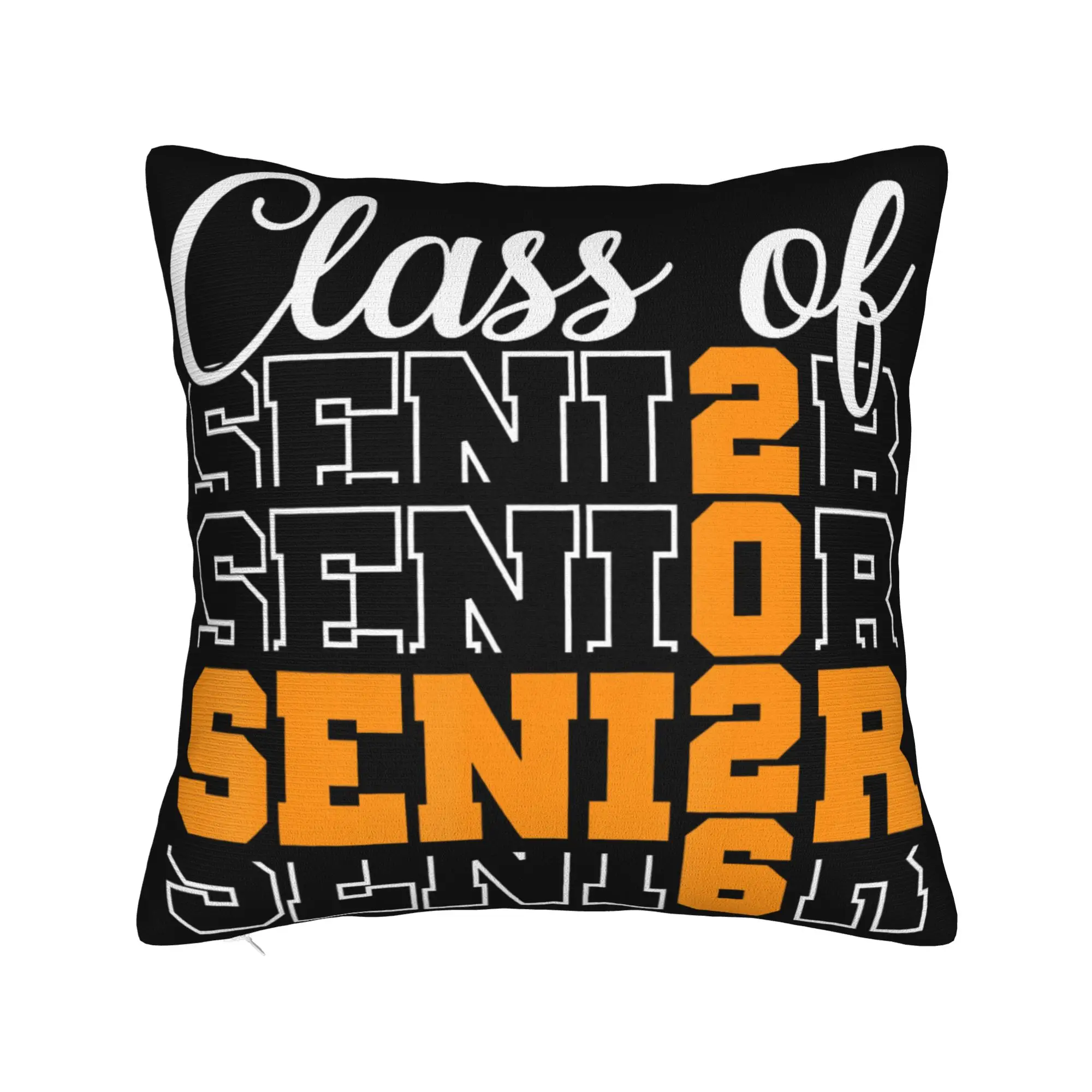 Decorative Pillow Cover Class of 2026 Senior Graduation Merchandise Sofa  Pillow Case Cover Square Style Multi Size