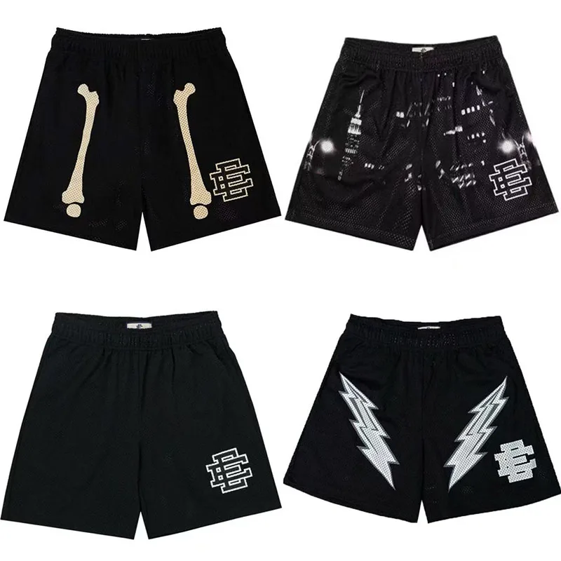 

EE Eric Emanuel Men Beach Board Shorts fitness Training Workout Sport Short Pants Women Summer Gym Jogging Mesh Casual Shorts