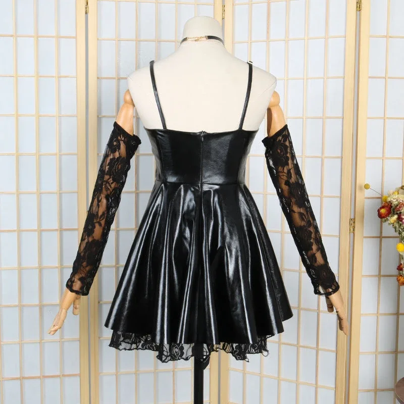 Death Cos Note Миса Амане Косплей Костюм с крестом Ожерелье Готическая Лолита Наряды для аниме-концертов и мероприятий на Хэллоуин