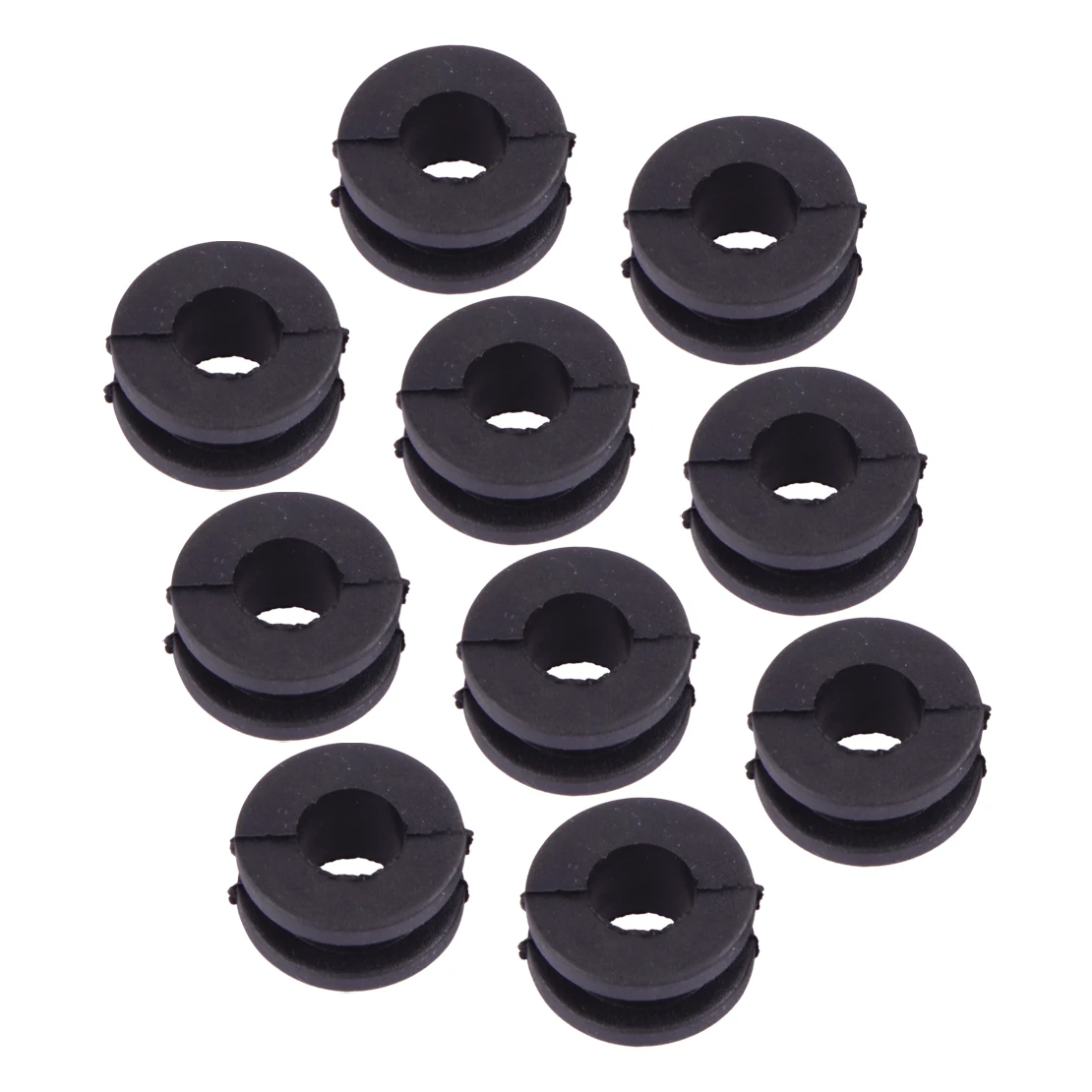 

10Pcs Motorcycle Side Cover Fairings Grommets Gaskets Fit for Honda Suzuki Kawasaki Yamaha YZF R1 R6 R6s 600R 750R Black Rubber