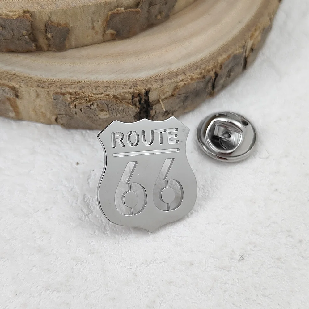 الجملة من الملحقات رقم. 66- أزرار أكمام للرجال من الفولاذ المقاوم للصدأ على الطرق السريعة الطائرة