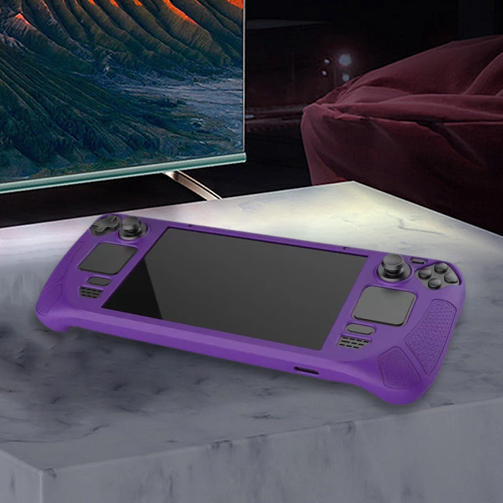 Силиконовый чехол для консоли, противоскользящий мягкий чехол для игровой консоли с полным покрытием, аксессуары для паровой консоли