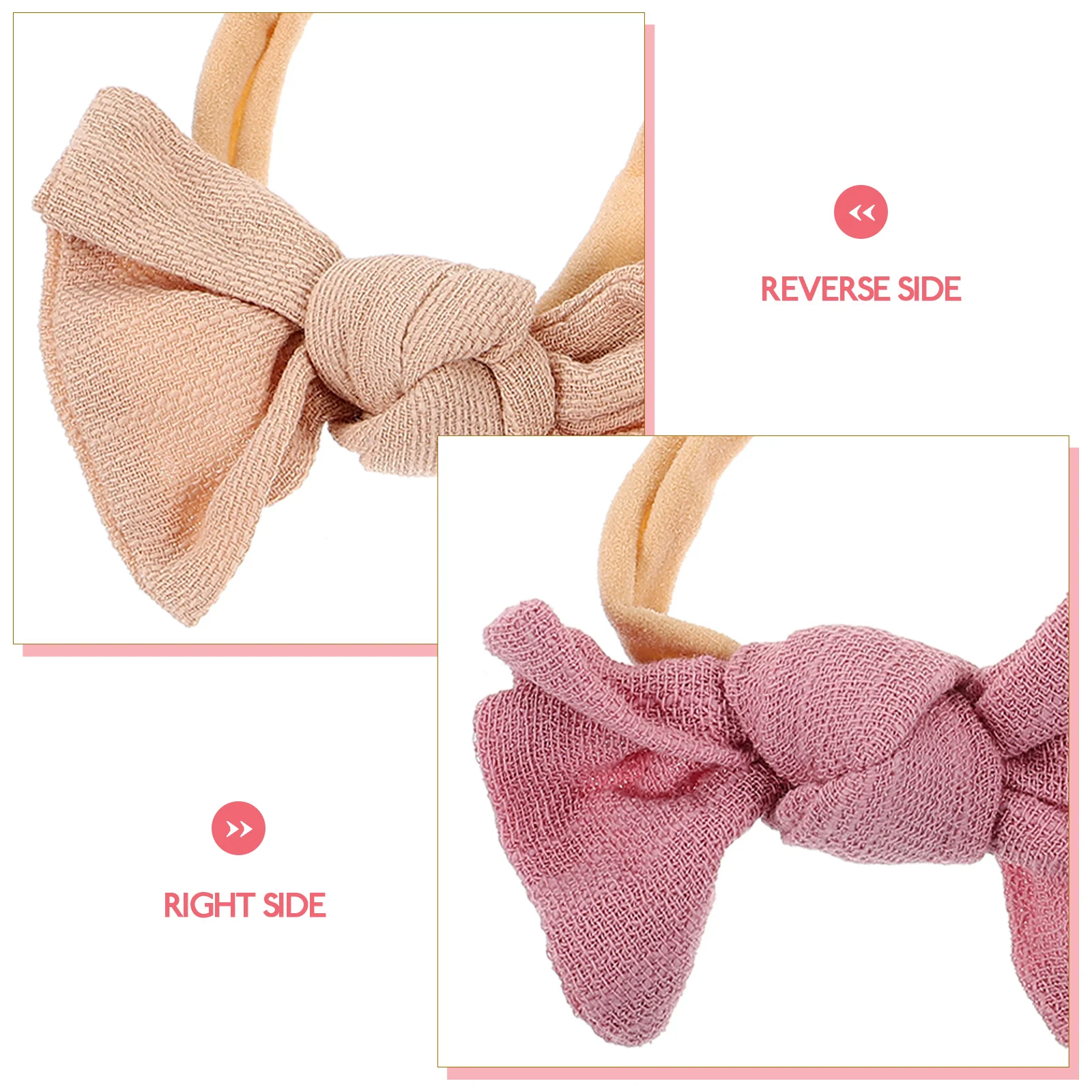 

3pcs Headb Girls Hair Accessory Soft Lightweight Elastic Toddler Infant Bow Newborn Party Headb s Headdress