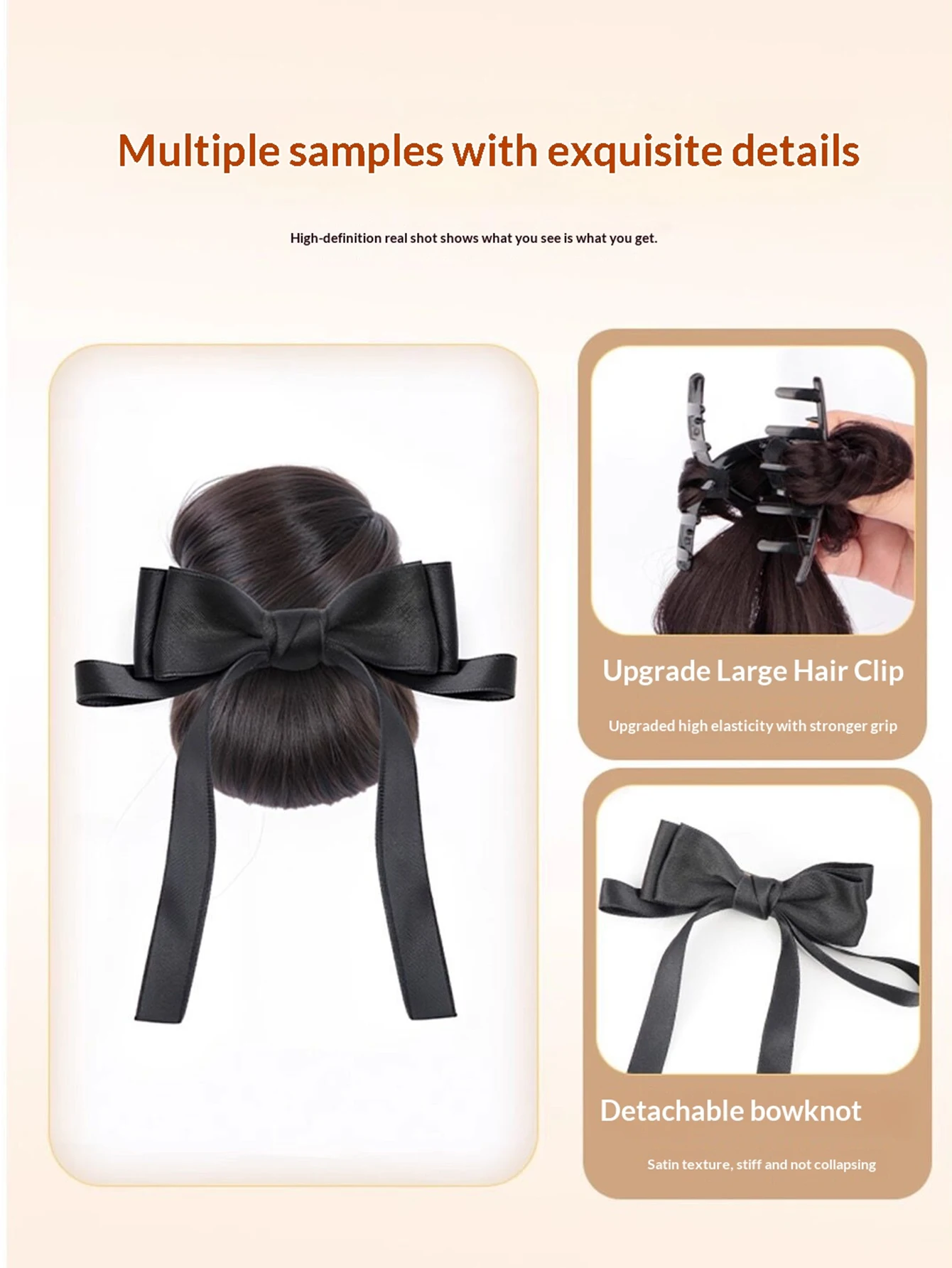 Thumbnail 4 - #88 Clip-In Chignon Hair Buns Ranking List in 2026