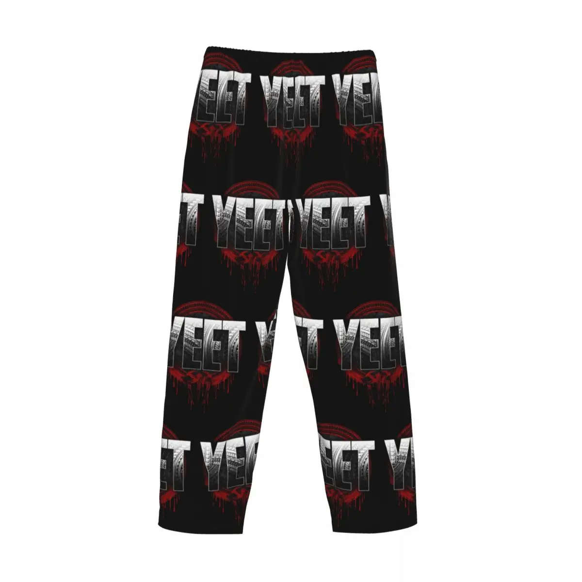 Benutzerdefinierte Black Jey Uso Yeet Neue Mode Pyjama Hosen Männer Nachtwäsche Lounge Schlaf Bottoms Stretch mit Taschen