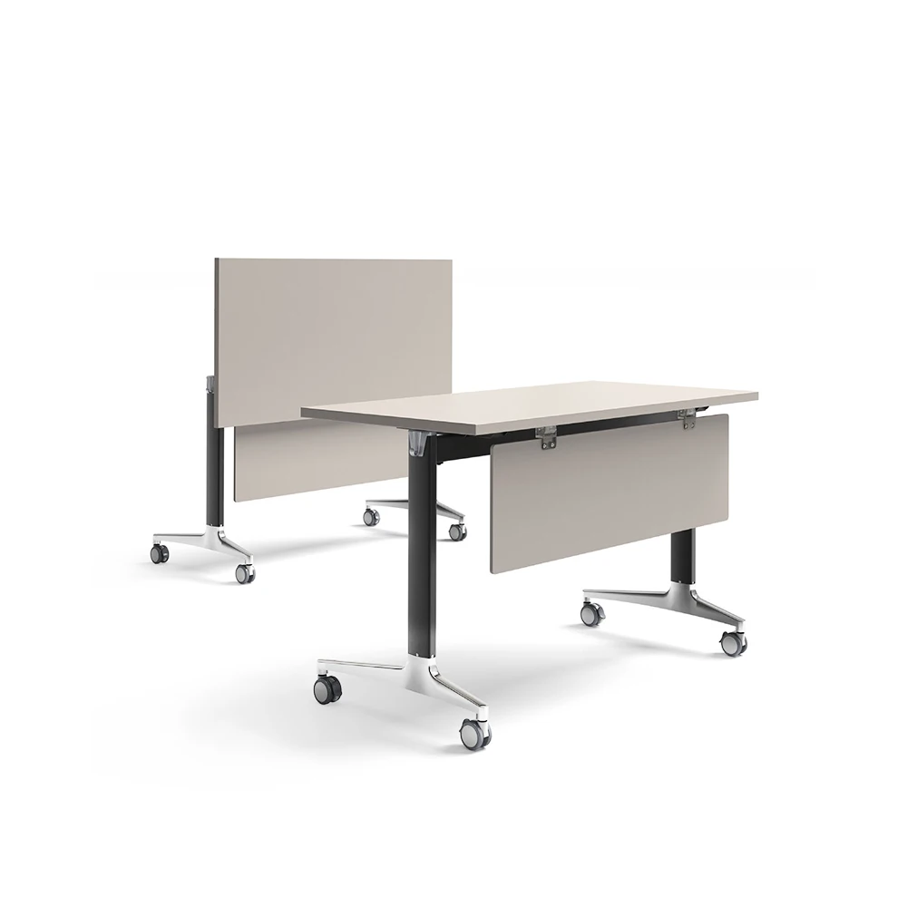 

Modern Multifunctional Extendable Folding Meeting Desk New Training Conference Table with Convertible Feature