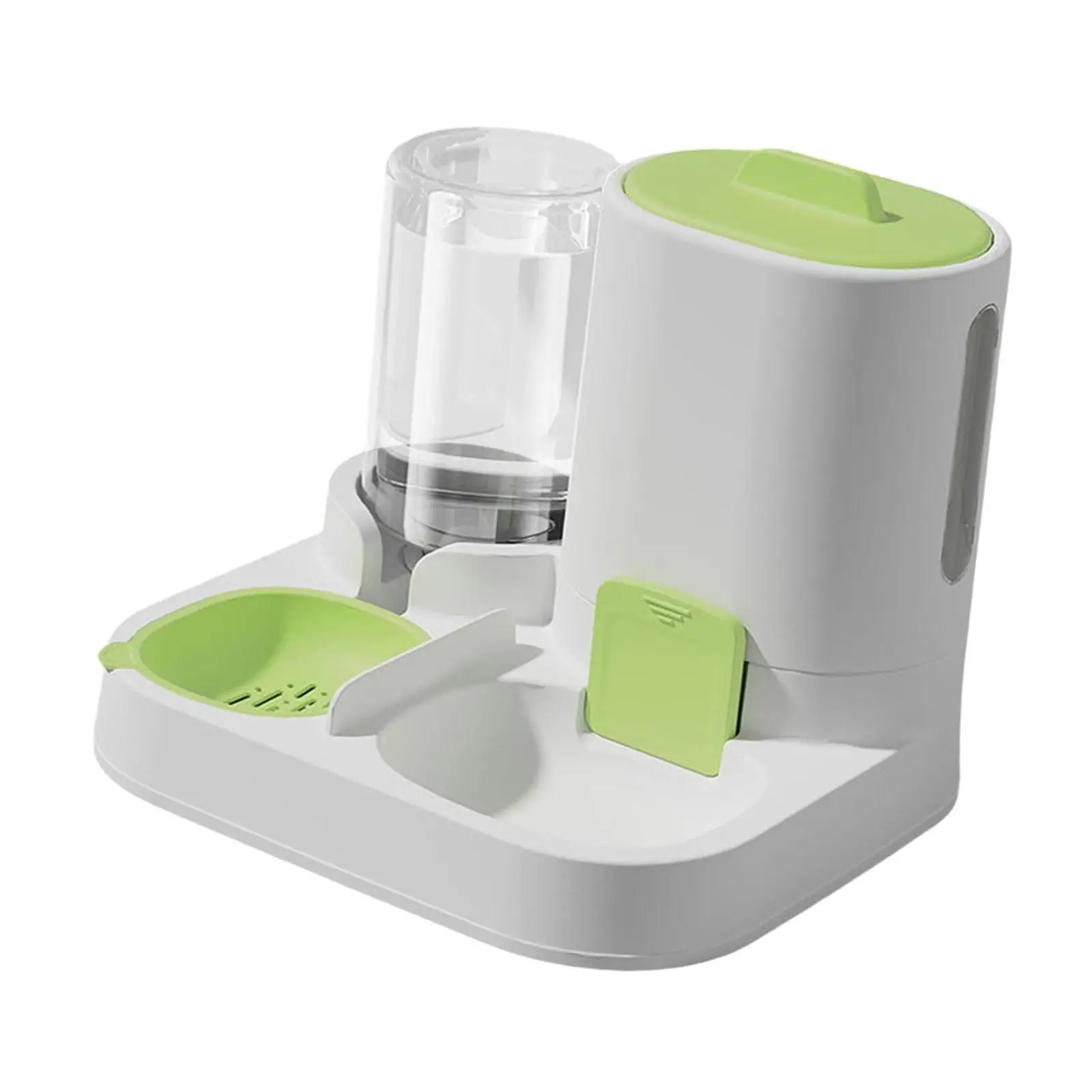 Automatic Pet Feeder Waterer Pet Bowl Compact Removable Pet Supplies Convenient