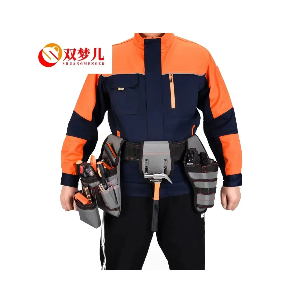 sac-banane-pour-outils-electriques-multi-poches-epaissi-resistant-a-l'usure-impermeable-reglable-multifonctionnel-sac-a-outils-pour-la-maintenance