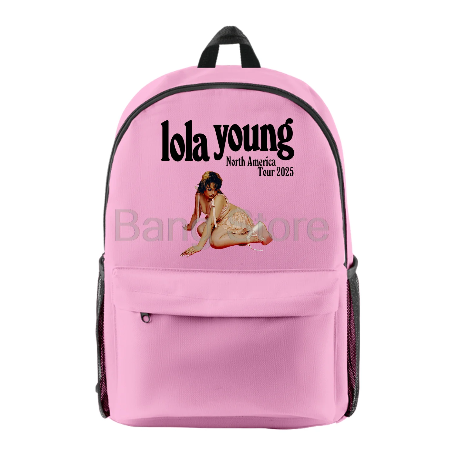 حقيبة ظهر Lola Young North America Tour 2025 للنساء والرجال حقيبة كتف كاجوال ملابس الشارع الشهير Daypack حقائب سفر للجنسين