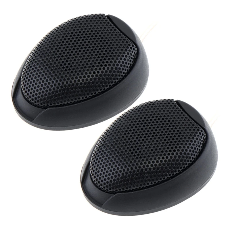 2PCS Universal Car Dome Tweeter Waterproof Rust-proof Super Power High Noise Reduction 1000W Hi-Fi Audio High Frequency Speaker