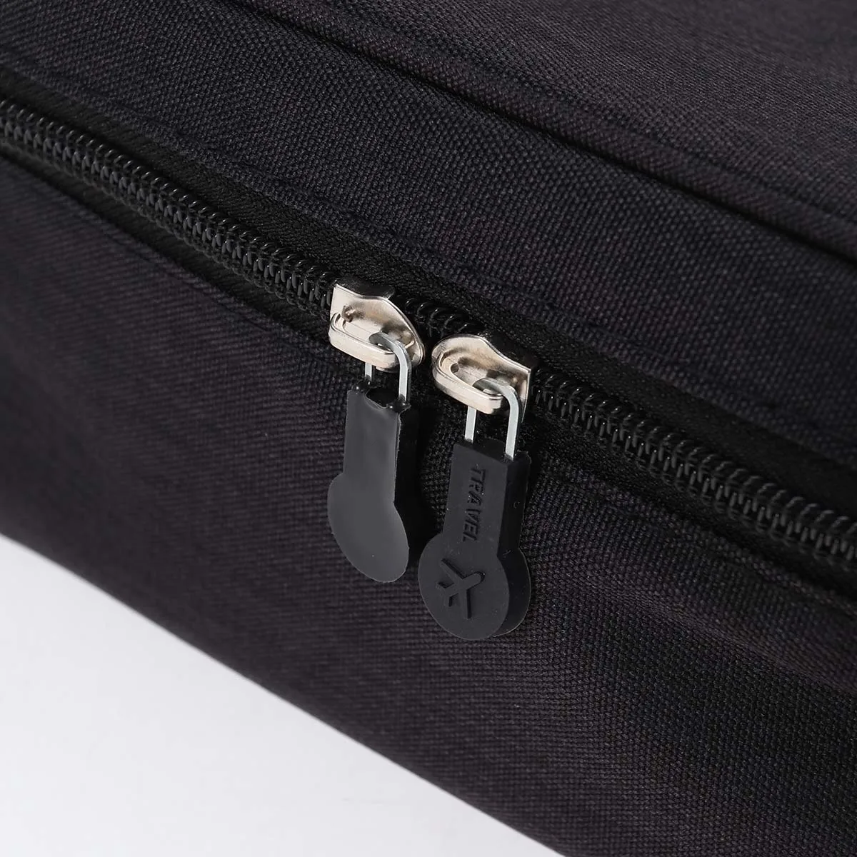

Cationic Waterproof Data Cable Storage Bag Pouch Black Electronics Organizer Travel Size Lightweight Small Gadgets Case Portable
