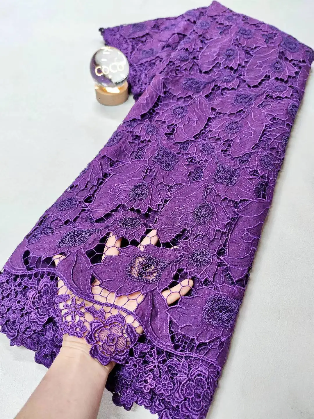 

Высококачественная африканская кружевная ткань 2025, хлопчатобумажная ткань по метрам, вышивка, нигерийский, лен, вечерние платья, тюль, зеленый, 5 ярдов