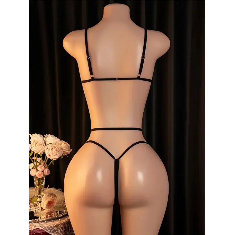 Lace Crotchless Bra Underwear Exotic Open Set Erotic Girl Curvy Lingerie Sexy Babydoll Sets For Sex 18 Sexual Clothing Bodysuit - view 6