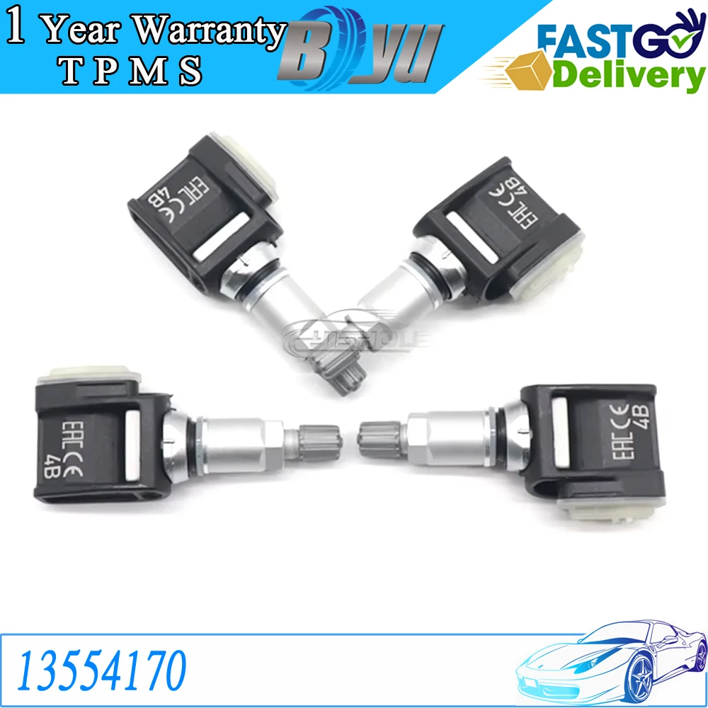 

13554170 Автомобильный датчик контроля давления в шинах TPMS подходит для Chevrolet Corvette 5,5 л 6,2 л 433 МГц 2022-2024 433 МГц