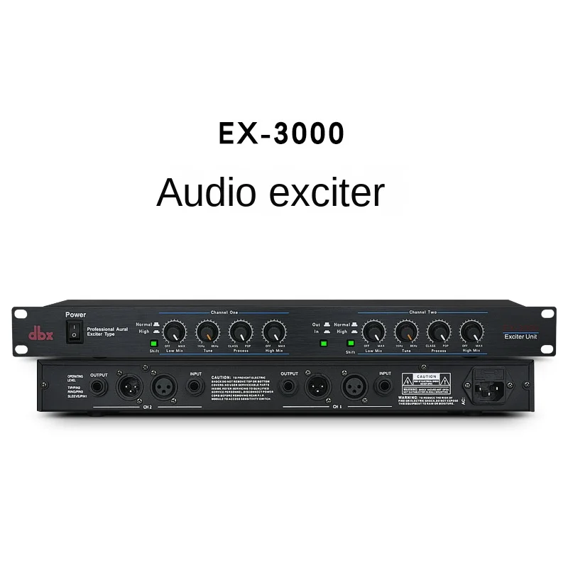 Professional Vocal Beautification Ex-3000 Exciter Pre-Effector Audio Stage Microphone Gain Processor