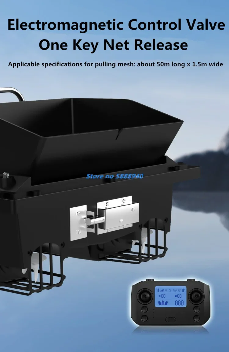 55CM 500M 99GPS Position Remote Control Fishing Feeder Boat Ship 18000mAh Battery 2KG Load For Fishing Tool RC Nesting Boat Toys
