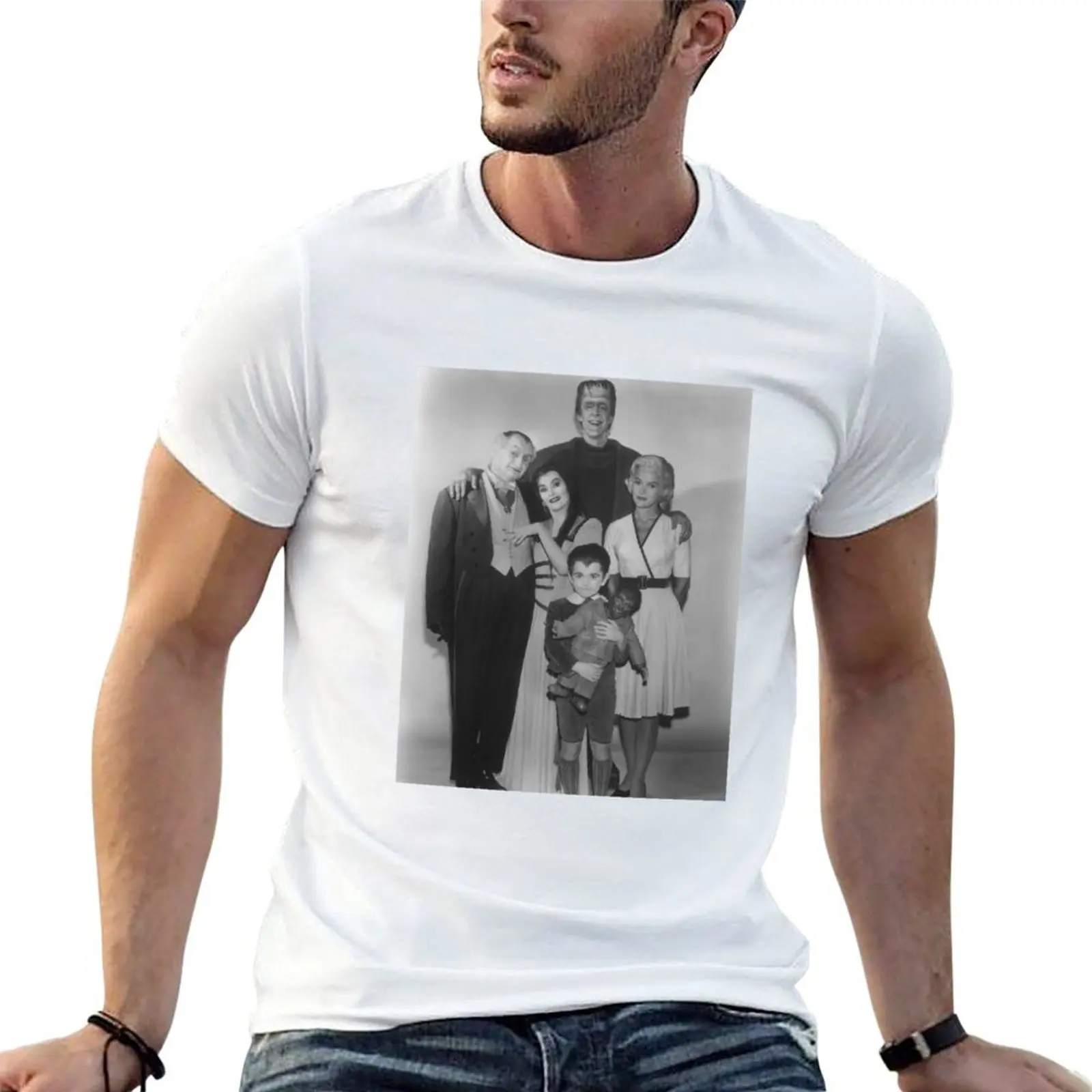 

The Munsters Family with Beverly Owens T-Shirt printed t shirts for man t shirts for man graphic funny T-Shirt