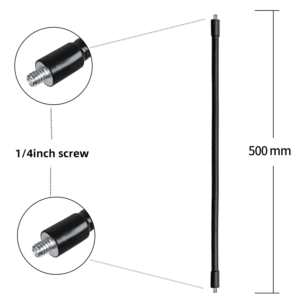 Flexible Metall Schwanenhals Rohr Einbeinstativ Selfie Stick Ständer Halterung für Gopro Hero DJI OSMO SJcam Kamera Stativ Handys – Detail 10
