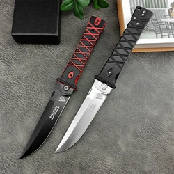 New 2024 440C Blade Outdoor Hunting Camping Flipper Knife Tactical Multi-purpose Pocket Folding Knives EDC Gear G10 Handles