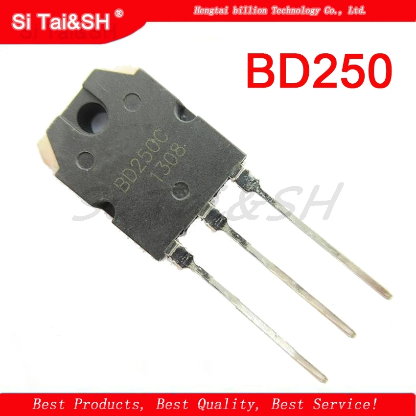 5pcs BD249 TO-218 BD249C TO-3P 249C BD250C BD250 BD245C BD246C BD246 BD245