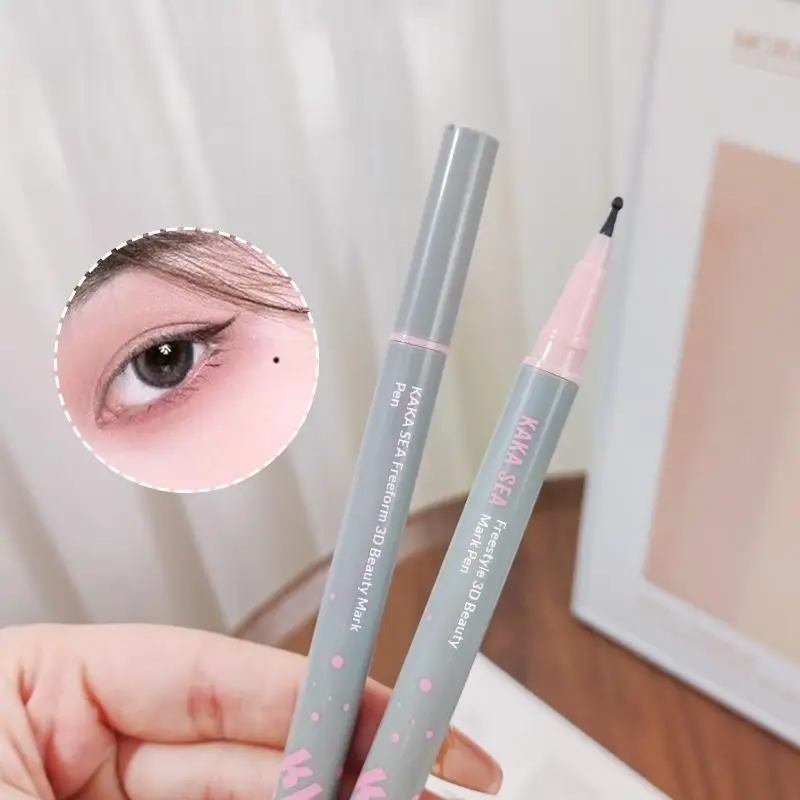 Realistic Natural Freckle Pen Fast Drying Waterproof Lifelike Round Head Freckle Spot Stamp Lasting Non-fading Dot Mole Make Up