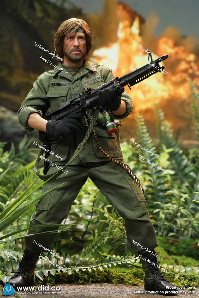 DID V80184 1/6 US Army Colonel James Baroque Cloth Action Figure Vietnam War Historical Military Fans Collectible 12" Soldier view 5