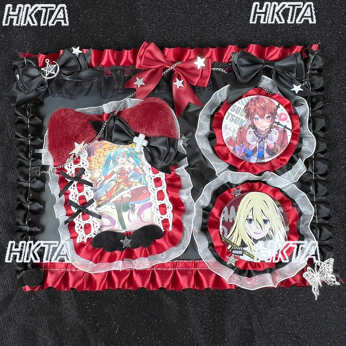 

Оригинальные 2D-украшения для панелей Pain Board: бантики, аксессуары в виде животных, держатели для значков ручной работы, аксессуары для сумок Pain Board для девочек