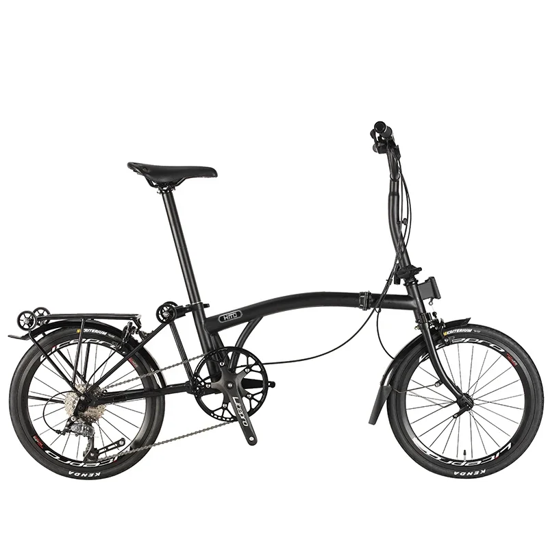 HITO 16inch Folding Bicycle Super Lightweight and Portable Retro 9 speed   Pushed folding bike  mtb bike  bycycle for men