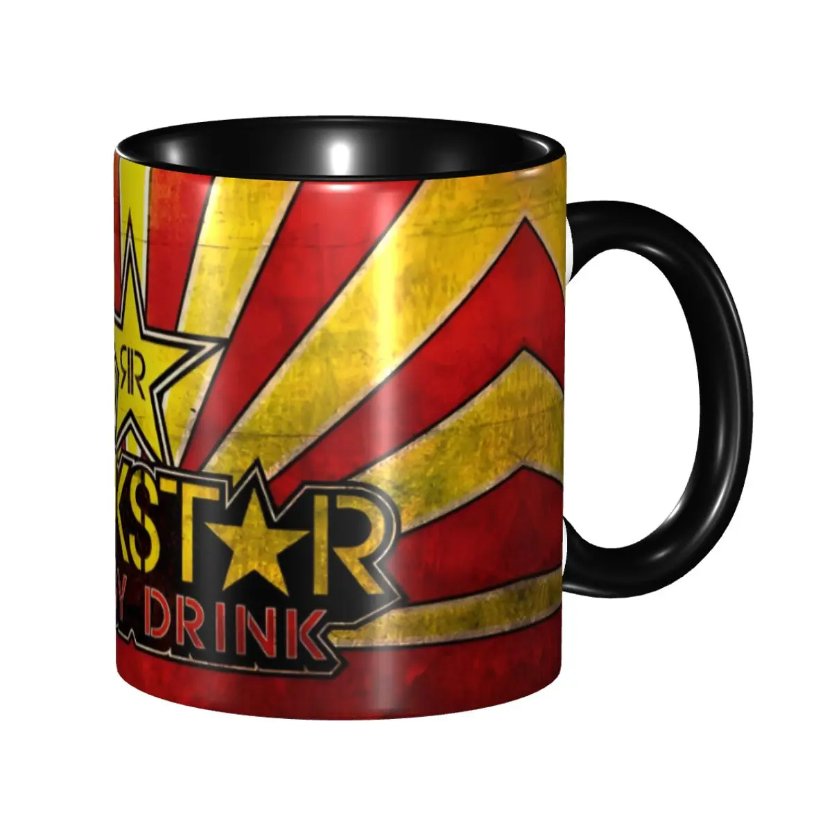 

Custom Personality R-Rocks S-Stars Coffee Mug DIY Logo Ceramic Mug Cup Creative Present