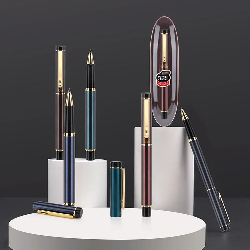 

0.7MM Morandi fountain pen, all metal pen, set of ballpoint pen and ballpoint pen