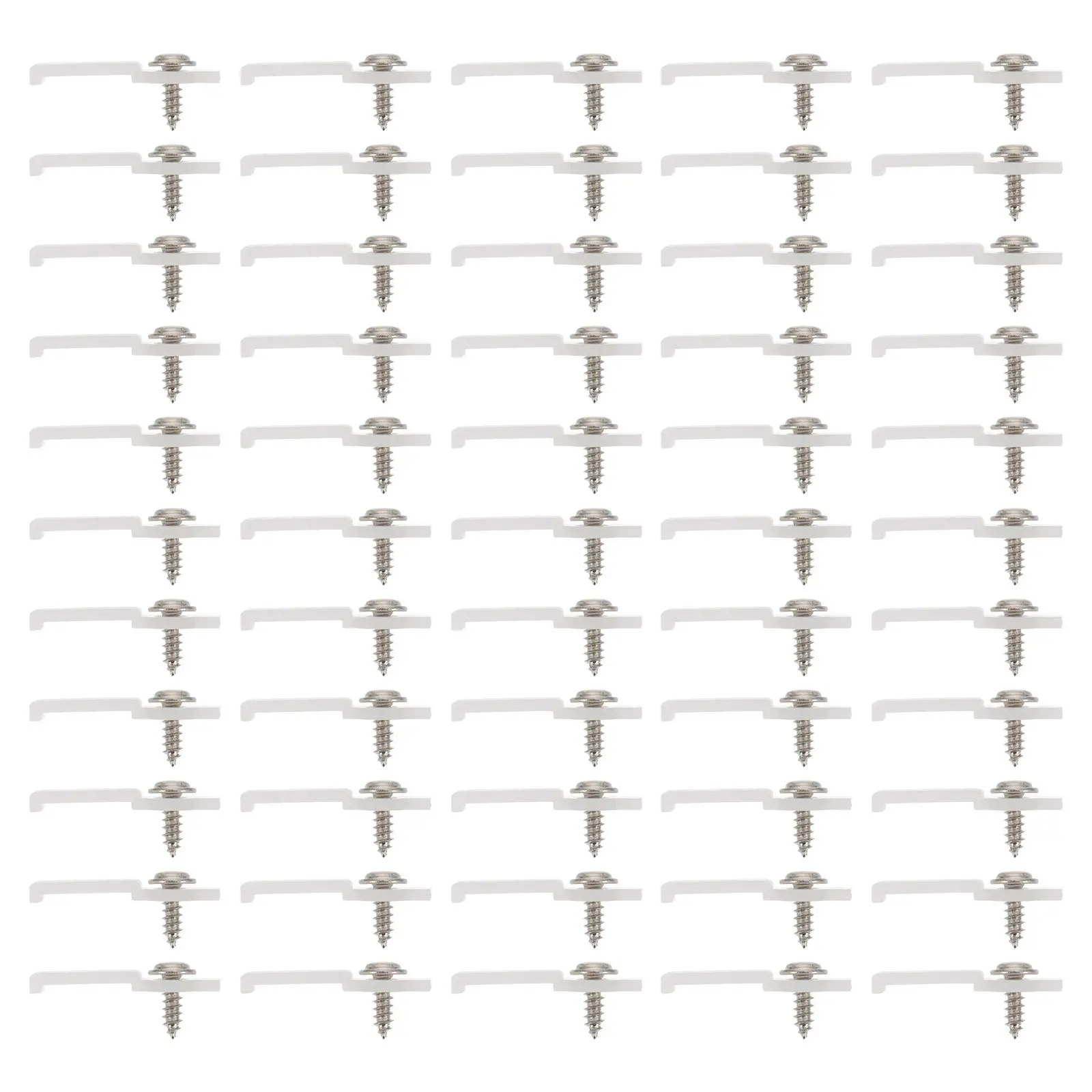 100Sets Light Clips Holder Reasonable Structure Lightweight Compact Design Excellent Texture LED Strip Lights Clips Rope Light