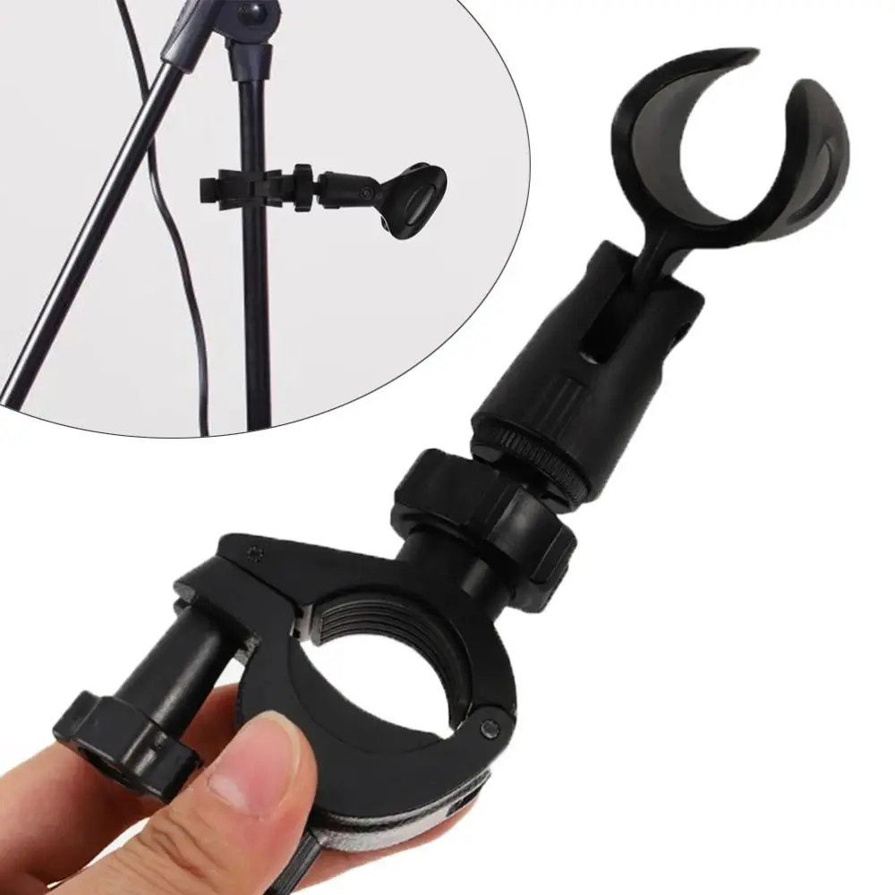 Microphone Extension Clip Tripod Clamp Rack Mic Stand Clip Universal Wireless Mic Holder Speaker Stands