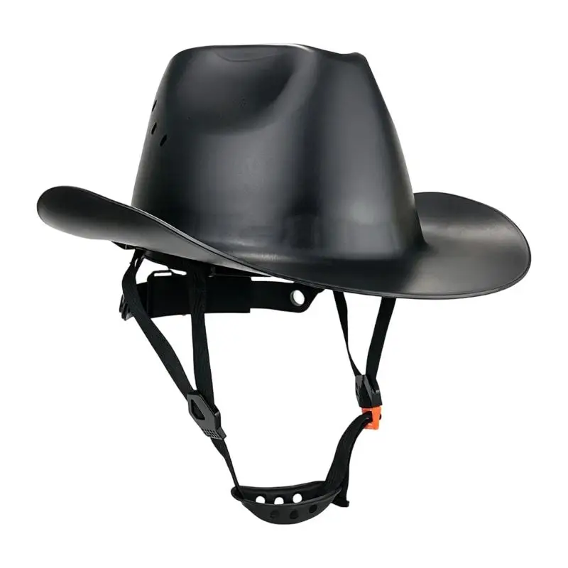 31BA Adjustable Safety Helmet for Adult Tasks with HDPE Shell Side Air Openings and Secure Under Chin Support System