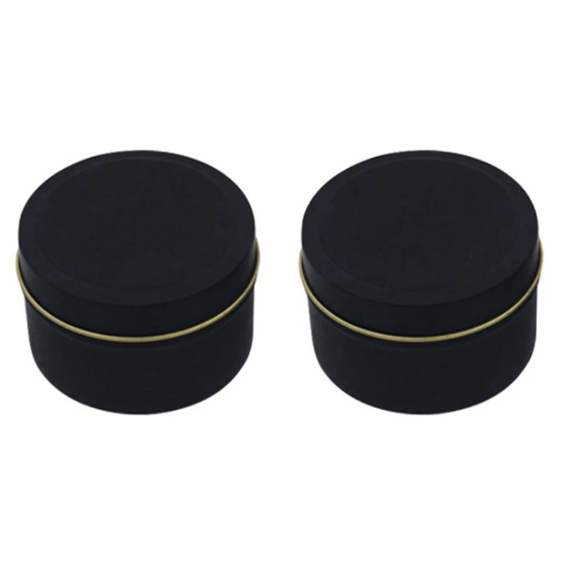 12Pcs Candle Container Round Tin Can 6.5 X 4.5Cm Retro Candle Box With Lid,For Travel Storage Camping Candle Making