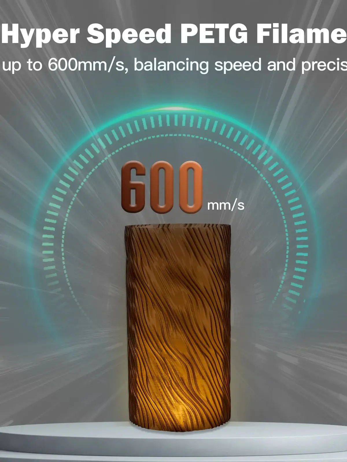 ERYONE 3KG PETG Przezroczysty Filament do Drukarek 3D Serii High-Speed, Dostępny w Wielu Kolorach, Maksymalna Prędkość Druku 500mm/s, 1KG/rolka — zdjęcie produktu 7