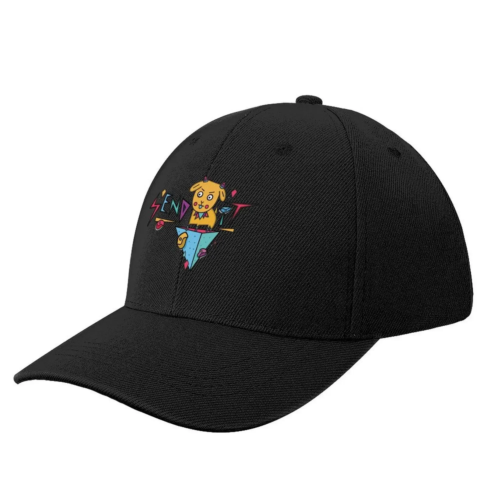 

Climbing Bouldering Goat Send ItCap Baseball Cap Sunscreen Anime Hat Hats For Women Men's