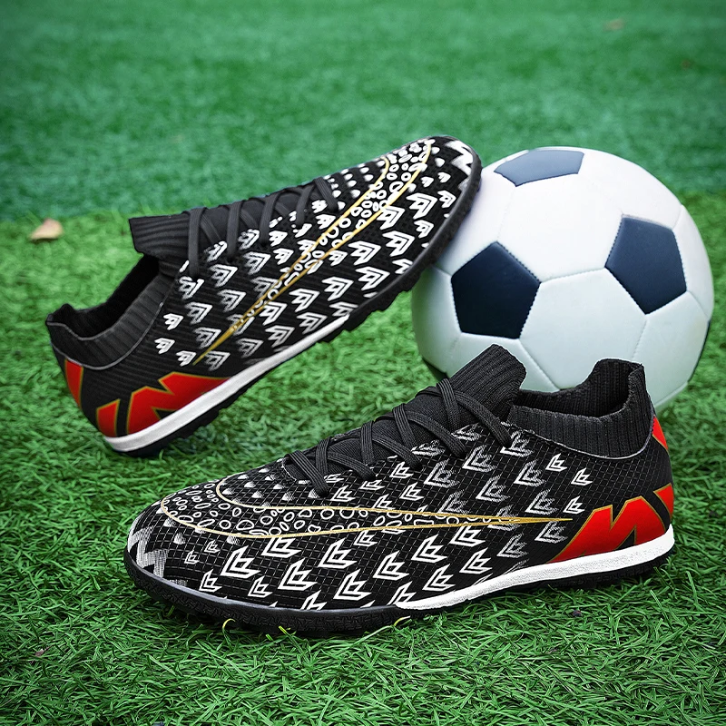 Cleats Soccer Shoes for Kids Football Boots for Men Youth Futsal Sneaker for Children Boys Girls Athletic Training Shoes