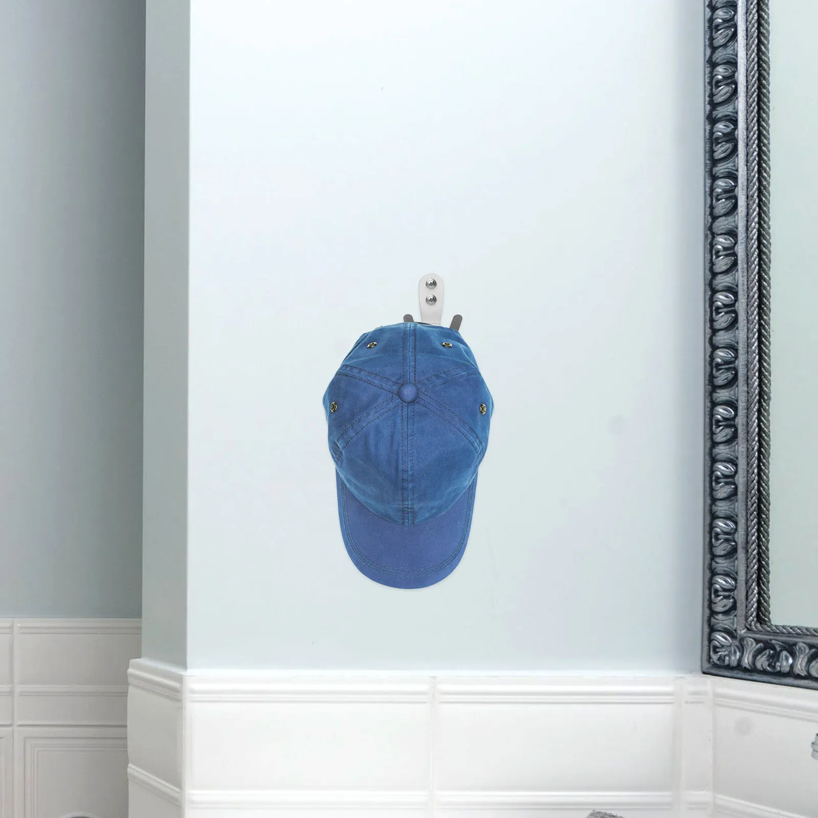 

Sturdy Iron Wall Mounted Rack Holder for Bikes Motorcycles Football Rugby Baseball Helmets Hats Caps Coats Jackets