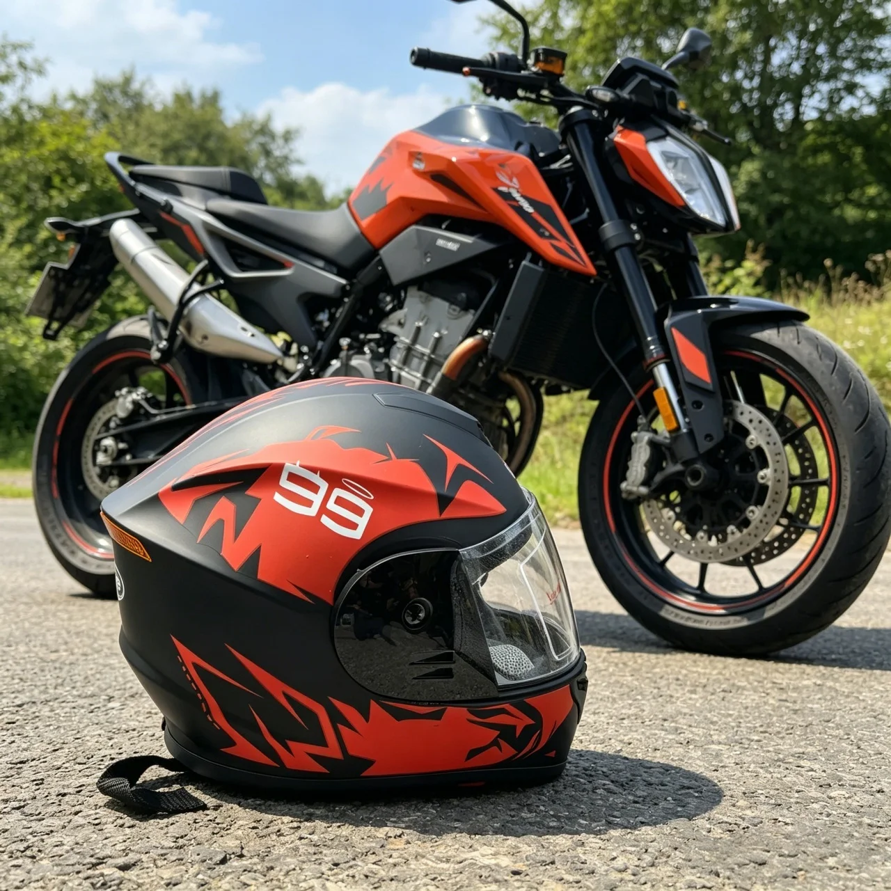 

Full Face Motorcycle Helmet Dual Visor Racing Casco Moto Anti-fog Motocross Scooter Street Helmet Green Black Matte Men Women