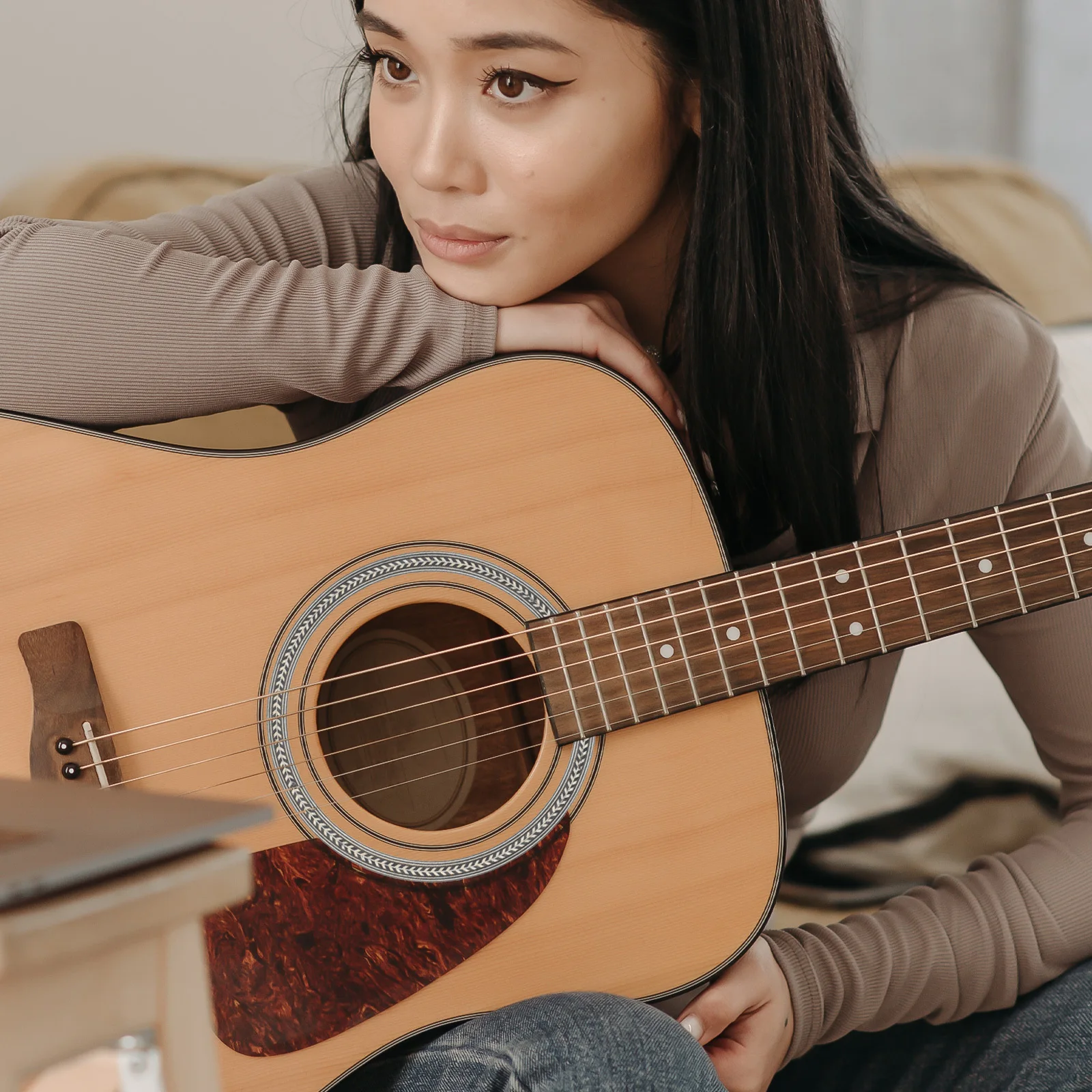 

1pcs Guitar Sound Hole Rosette Decal For Acoustic Classical Guitar Wooden Inlay Accessory Decor Ring Lightweight Durable Abalone