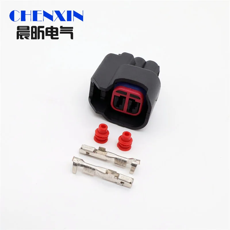 2 Pin 1.5mm Female EV6/EV14 Car Fuel Injector Connector Female For Dodge LS2 LS3 GM 7283-5967-30