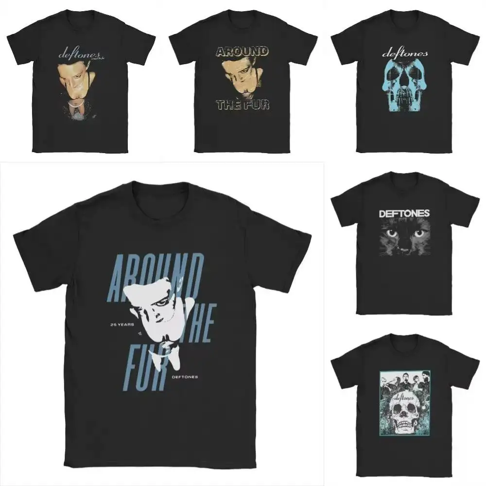 

Deftones T Shirts Men Women Hip Hop Rock Tee Fashion Short Sleeve Tshirt Oversized T-Shirts Tops Casual T-Shirt Daily Streetwear